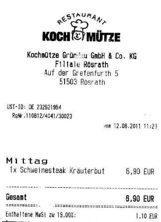msva Hffner Kochmtze Restaurant